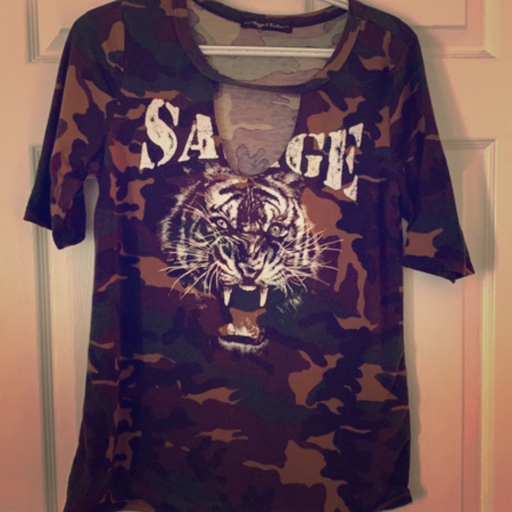 Camo Graphic Tee
